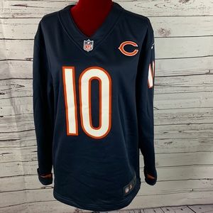 Women’s Nike Chicago Bears jersey style sweatshirt. NWOT. Size L